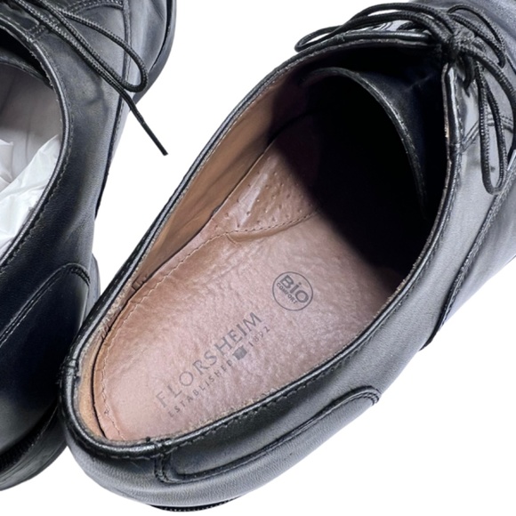 Florsheim Mens Black Oxford Dress Lace Up Shoes main image 4